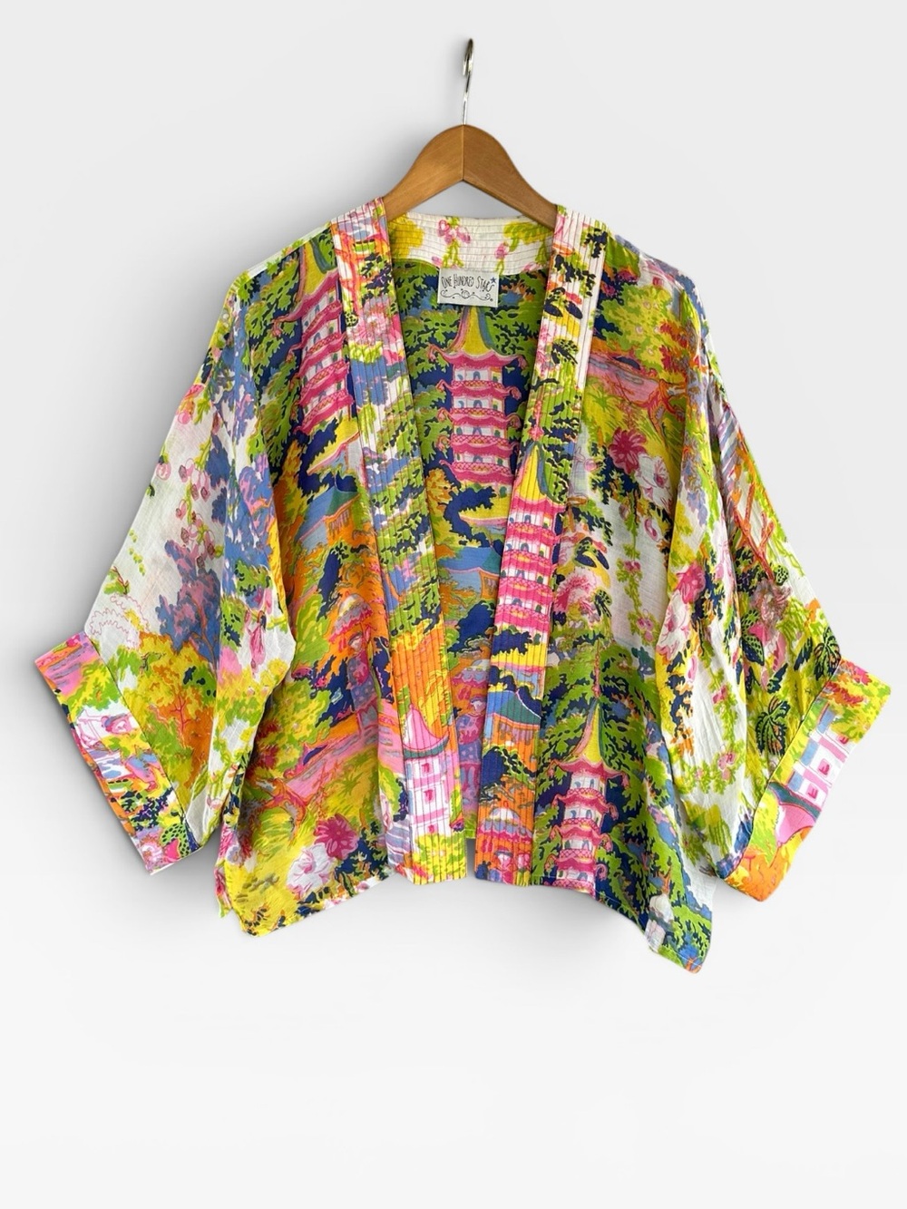 One hundred stars open top kimono women one size S,M,L
